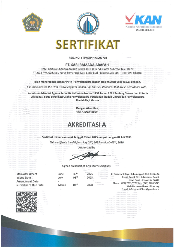 Sertifikat Haji Khusus